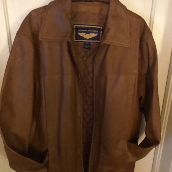 Men’s Airborne leather jacket - Picture 3 of 16